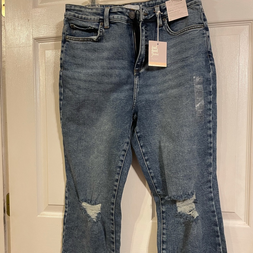 Lauren Conrad Curvy Slim High Rise Jeans.